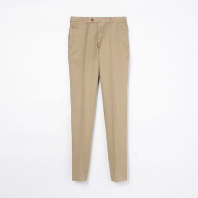 コットン　スリムスラックス　ＬＡＲＵＳＭＩＡＮＩ　ＷＩＮＤ　ＩＳＬＥ　ＣＯＴＴＯＮ