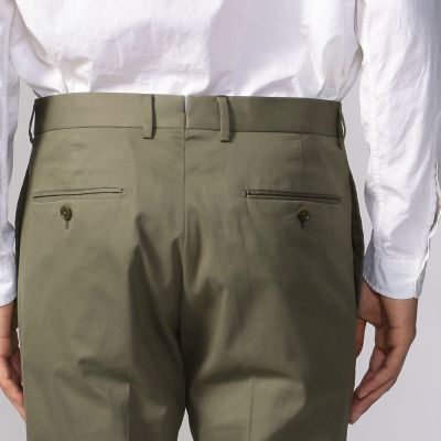 コットンシルクツイル　　スリムスラックス　ＬＡＲＵＳＭＩＡＮＩ　ＸＰＩＲＥＯ　ＴＷＩＬＬ