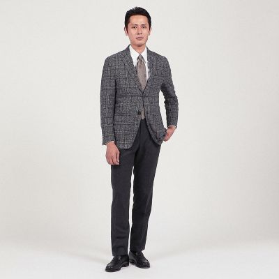 ポリエステルウールツイル　ノープリーツイージースラックス