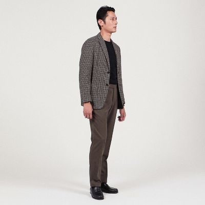 ポリエステルウールツイル　ノープリーツイージースラックス
