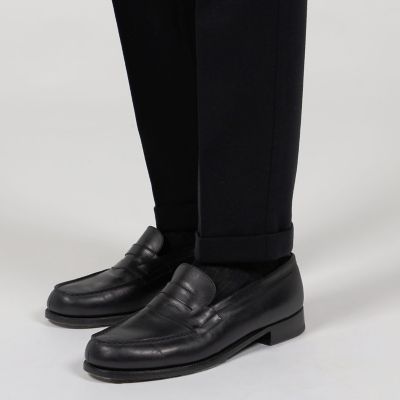 アクリルナイロンレーヨン　スリムパンツ