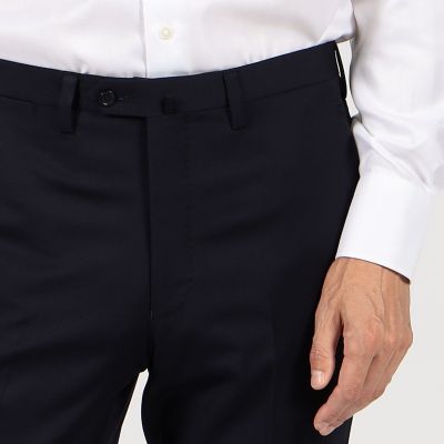 HORIZON TWILL ノープリーツスリムスラックス E