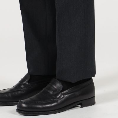ウールコットンツイル　２プリーツスラックス