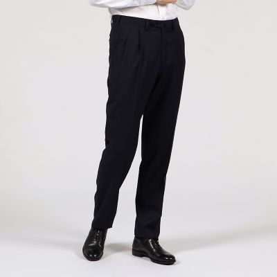 ＨＯＲＩＺＯＮ　ＴＷＩＬＬ　２プリーツスリムスラックス　Ｅ．Ｚｅｇｎａ