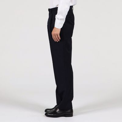 ＨＯＲＩＺＯＮ　ＴＷＩＬＬ　２プリーツスリムスラックス　Ｅ．Ｚｅｇｎａ