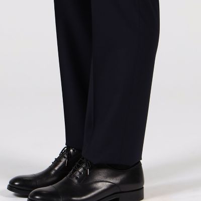 ＨＯＲＩＺＯＮ　ＴＷＩＬＬ　２プリーツスリムスラックス　Ｅ．Ｚｅｇｎａ
