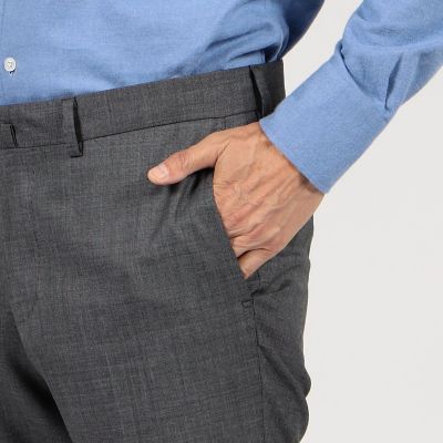 Ｓｕｐｅｒ１２０’ｓストレッチウールツイル　スリムスラックス