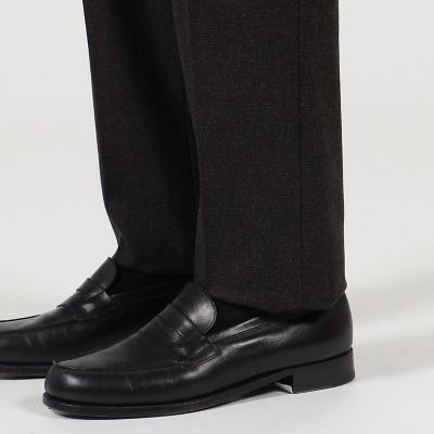 Ｓｕｐｅｒ１２０’ｓウールフランネル　ノープリーツスリムスラックス　Ｃａｎｏｎｉｃｏ