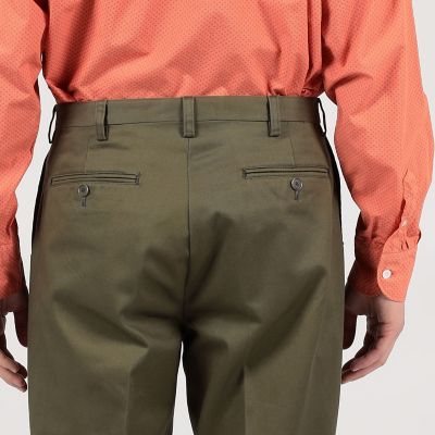 ＴＯＭＯＲＲＯＷＬＡＮＤ　ＰＩＬＧＲＩＭ　コットンツイル　チノパンツ
