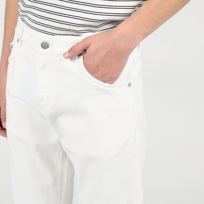 【別注】ＰＴ　ＴＯＲＩＮＯ　ストレッチホワイトデニム　５ポケットパンツ