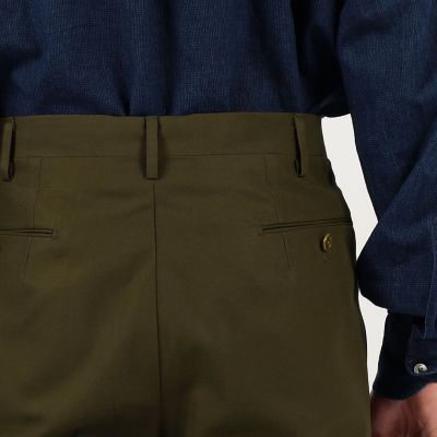 メンズ ストレッチ コットン ギャバジン 2プリーツ スラックス コットンギャバジン 2プリーツスラックス | TOMORROWLAND (Men