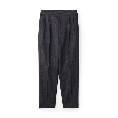 ウールデニムルック バックグルカスラックス セットアップ対応
