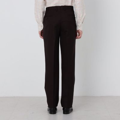 ウール 2プリーツスラックス BRITISH WINTER TEX