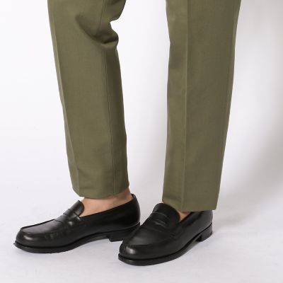 コットンフレンチツイル　スリムスラックス