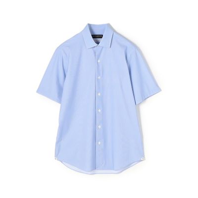 ＜TOMORROWLAND (Men)＞ナイロンポリウレタン　ワイドスプレッドカラー　ハーフスリーブシャツ　ＣＡＮＣＬＩＮＩ