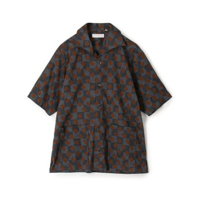 CABaN コットン Green Showerプリント ハーフスリーブ