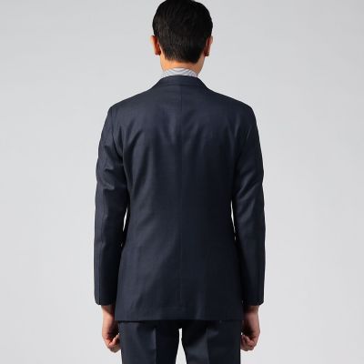 Super150'sウールツイル 段返り3Bスーツ TROFEO