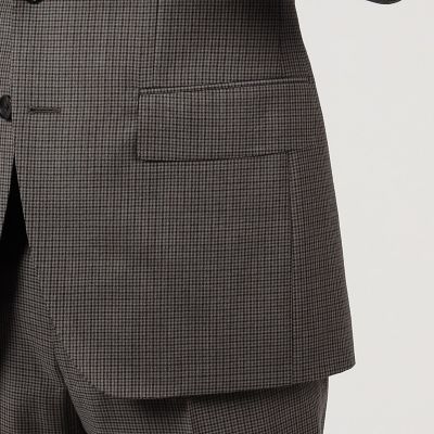 ウール　チェック　シングルブレステッド２Ｂスーツ　ＡＭＡＤＥＵＳ３６５
