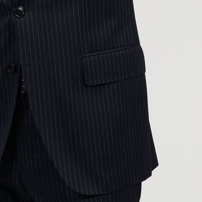 ウール　ピンストライプ　シングルブレステッド２Ｂスーツ
