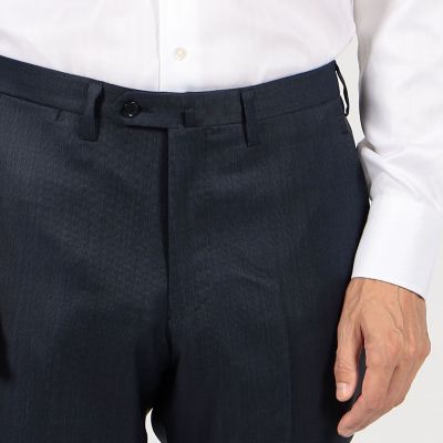 ウールシルク　ピンヘッド　シングルブレステッド２Ｂスーツ　Ｄｅｌｆｉｎｏ