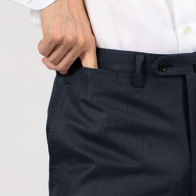ウールシルク　ピンヘッド　シングルブレステッド２Ｂスーツ　Ｄｅｌｆｉｎｏ