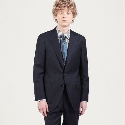 大丸購入 スーツ SUPER 150's ウールファブリックスーツ(LUXE