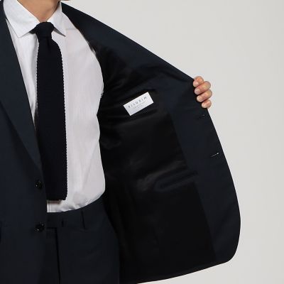 ウールシルク シングルブレステッド2Bスーツ TRAVELLER