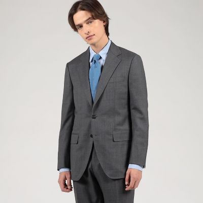 １５　ＰＯＩＮＴ　７　ウール　シングルブレステッド　２Ｂスーツ　ＤＯＲＭＥＵＩＬ