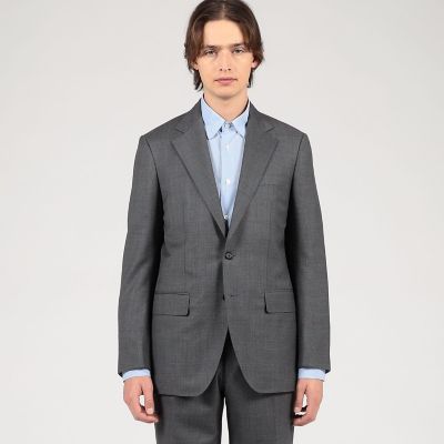 １５　ＰＯＩＮＴ　７　ウール　シングルブレステッド　２Ｂスーツ　ＤＯＲＭＥＵＩＬ