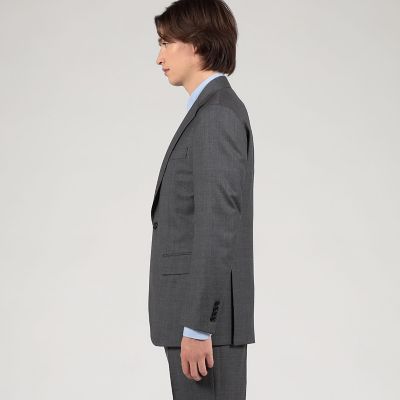 １５　ＰＯＩＮＴ　７　ウール　シングルブレステッド　２Ｂスーツ　ＤＯＲＭＥＵＩＬ