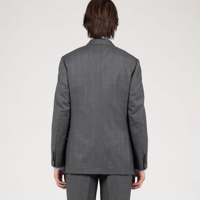 １５　ＰＯＩＮＴ　７　ウール　シングルブレステッド　２Ｂスーツ　ＤＯＲＭＥＵＩＬ