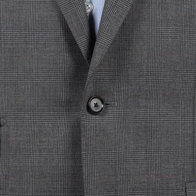 １５　ＰＯＩＮＴ　７　ウール　シングルブレステッド　２Ｂスーツ　ＤＯＲＭＥＵＩＬ