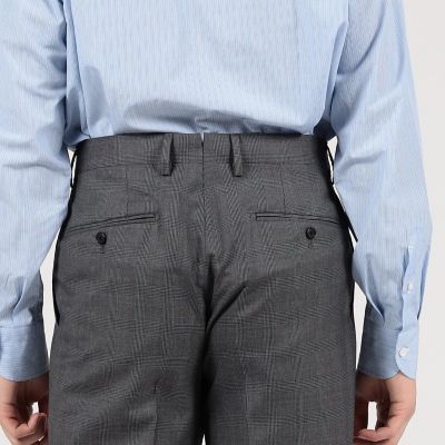 １５　ＰＯＩＮＴ　７　ウール　シングルブレステッド　２Ｂスーツ　ＤＯＲＭＥＵＩＬ