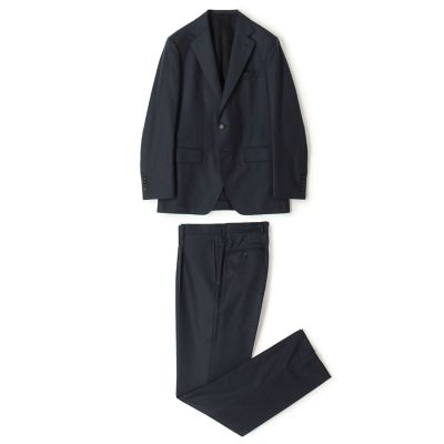 １５　ＰＯＩＮＴ　７　ウール　シングルブレステッド　２Ｂスーツ　ＤＯＲＭＥＵＩＬ