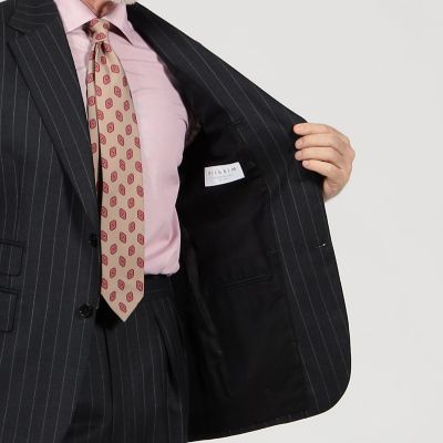 ウール シングルブレステッド2Bスーツ ISLAND FLEECE E