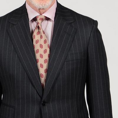 ウール シングルブレステッド2Bスーツ ISLAND FLEECE E