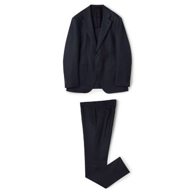 ZEGNA TRAVELLER ウールシルクジャケットサイズ50 L相当 ウールシルク シングルブレステッド 2Bスーツ