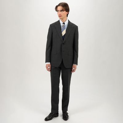 ウール シングルブレステッド 2Bスーツ BRITISH TEX