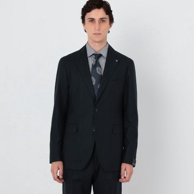 別注】TAGLIATORE ウールサキソニー シングルブレステッド
