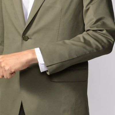 コットンシルクツイル　　２Ｂテーラードジャケット　ＬＡＲＵＳＭＩＡＮＩ　ＸＰＩＲＥＯ　ＴＷＩＬＬ