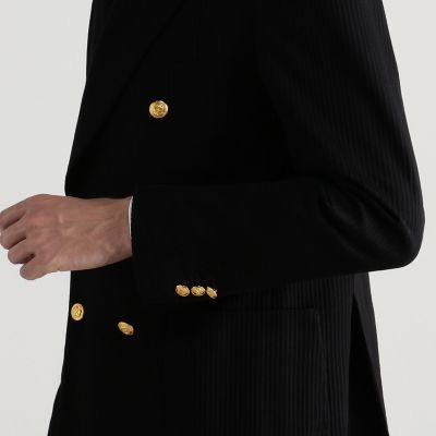 コットンジャージー 6Bダブルブレストブレザージャケット