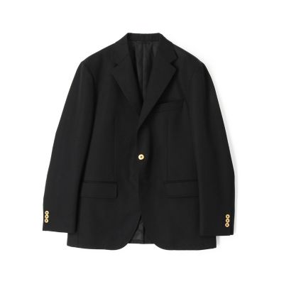 ウール メタルボタン3Bシングルテーラードジャケット