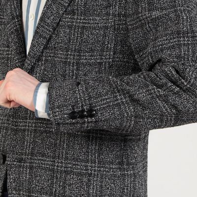 リングツイード　シングルブレステッド２Ｂジャケット　Ａｎｇｅｌｉｃｏ