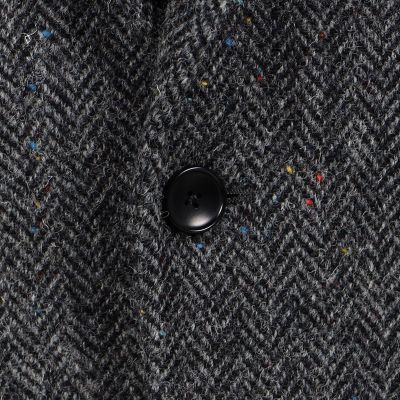 ウールツイード　シングルブレステッド３Ｂジャケット　Ｈａｒｒｉｓ　Ｔｗｅｅｄ