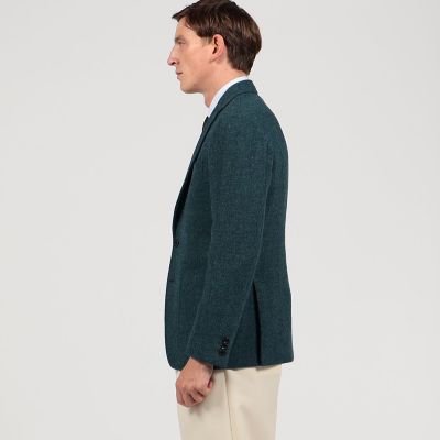 ウールツイード　シングルブレステッド３Ｂジャケット　Ｈａｒｒｉｓ　Ｔｗｅｅｄ