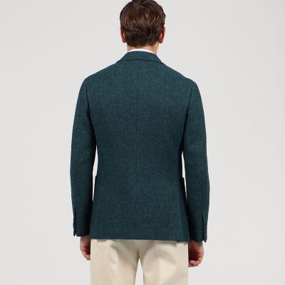 ウールツイード　シングルブレステッド３Ｂジャケット　Ｈａｒｒｉｓ　Ｔｗｅｅｄ