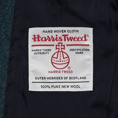 ウールツイード　シングルブレステッド３Ｂジャケット　Ｈａｒｒｉｓ　Ｔｗｅｅｄ