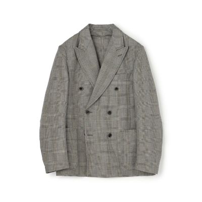 ＜TOMORROWLAND (Men)＞リネンウール　ダブルブレステッド６Ｂジャケット　Ｄｏｒｍｅｕｉｌ　Ｂｅｌｆａｓｔ