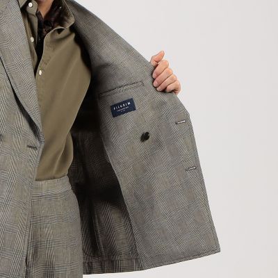 リネンウール ダブルブレステッド６Ｂジャケット Ｄｏｒｍｅｕｉｌ