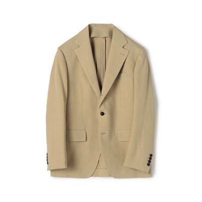 シルクコットンリネン シングルブレステッド 3Bジャケット
